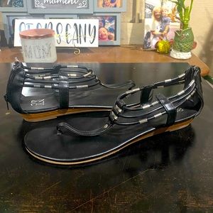 NY&C sandals black size 9 Brand New